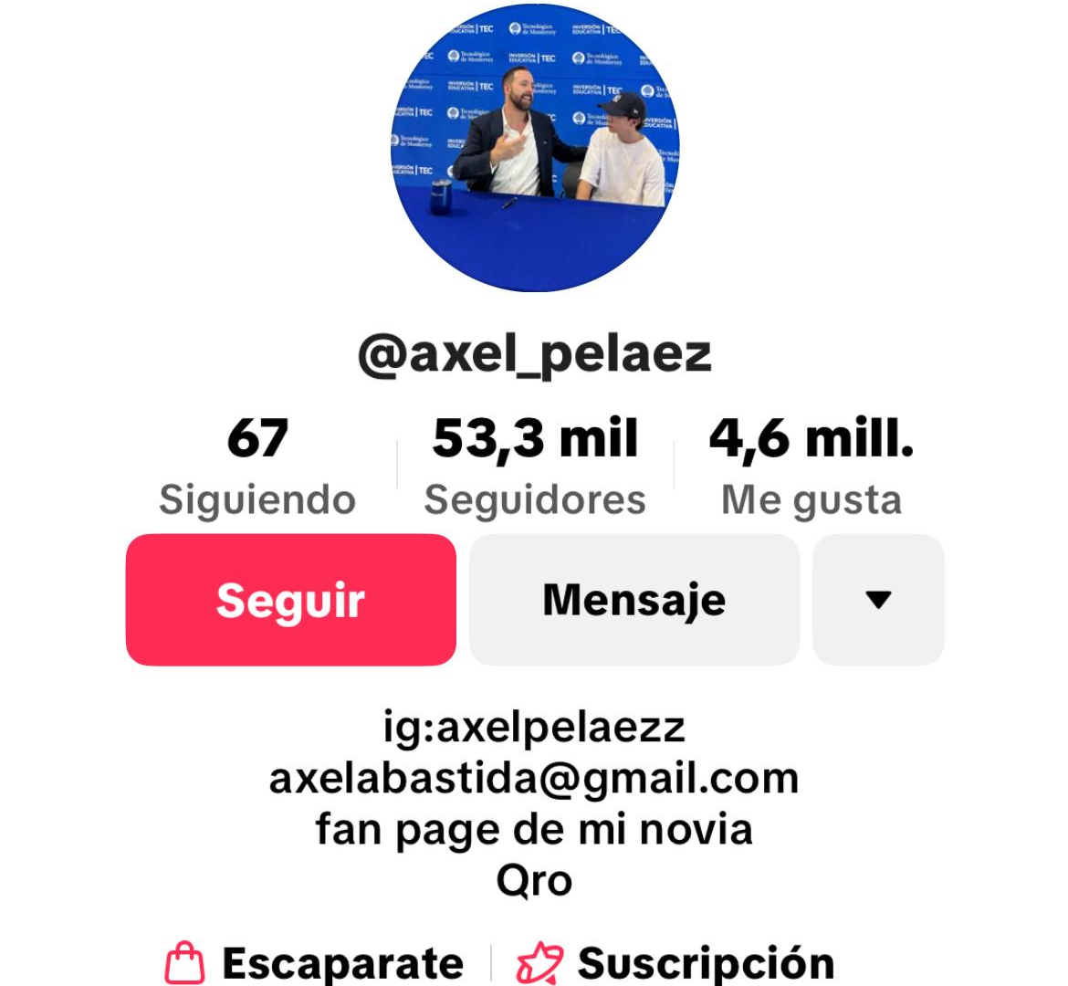 Cuenta personal - Axel Pelaez